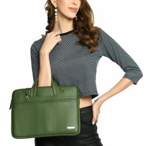 Vaku Luxos ® DA Italiano 14 inch Laptop Bag Premium Laptop Messenger Bag For Men and Women