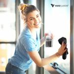 VAKU LUXOS® Professional 2in-1 HD Screen Cleaner Spray with Microfiber Cleaning Cloth for Camera, Lens, LCD, Binocular, Laptop, TV, Monitor, Smartphone, Tablet and More (300ML)