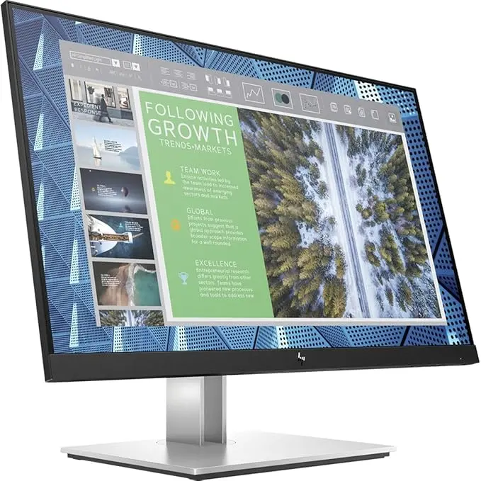 HP E27q G4 27 Inch QHD Monitor Eye Safe Certified, 3-Sided Micro